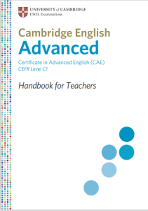 Advanced Handbook for Teachers – Cambridge English
