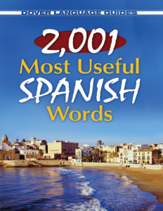 2,001 Most Useful Spanish Words Book