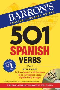 501 Spanish Verbs Book