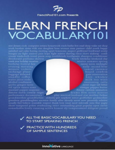 Learn French – Word Power 101