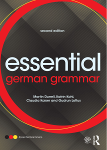 Essential German Grammar Book