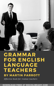 Grammar for English language teachers